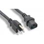 10FT Standard Power Cord Black