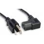 6FT Right Angle Plug Power Cord