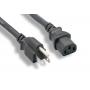 15FT Standard Power Cord Black