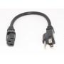 1FT Standard Power Cord Black