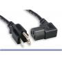 10FT 18 Awg Right Angle Power Cord (IEC320C13R to NEMA 5-15P)