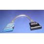 ULTRA ATA133 Round Single IDE 2 Connectors SILVER 12-Inch