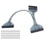 TWO DEVICE SILVER ROUND SCSI INTERNAL 29-INCH IDC50