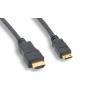 HDMI Type-C Male TO HDMI Type-A Female Adapter cable 8 inch