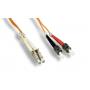 ST-LC FIBER OPTIC 1Meter 62.5 125UM Duplex Multimode