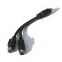 PS2 Splitter Mouse-Keyboard Adapter for IBM COMPAQ TOSHIBA DELL