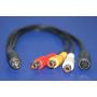 ATI All in Wonder MiniDin8 to 4 Head Video CABLE AV In