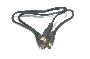 SVHS SVIDEO SPLITTER CABLE 4PIN MINI Male to Male to Female 12Inch
