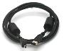 6FT Firewire Cable Black 6pin 4pin with Ferrite