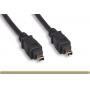 10FT FIREWIRE CABLE BLACK 4PIN 4PIN