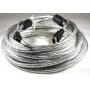 33FT 10M Firewire Cable Silver 6PIN 6PIN