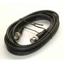 RG58 Coax BNC Cable 10FT Black Molded A/U