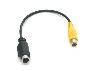 Video CARD Mini Din7 Standard to RCA Jack Adapter 7 Pin Composite