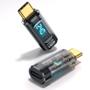240W USB C Adapter Power Meter Tester Transparent PD240 Wattage LED